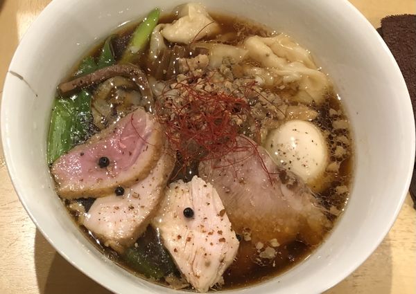 「特製　胡椒そば　1800円」@饗 くろ㐂の写真