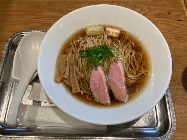 「鴨南醤油ラーメン」@中華そば 瀧壺の写真