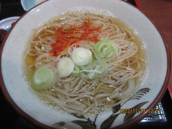 「他人丼とかけ蕎麦セット」1000円」@そば処 初味の写真