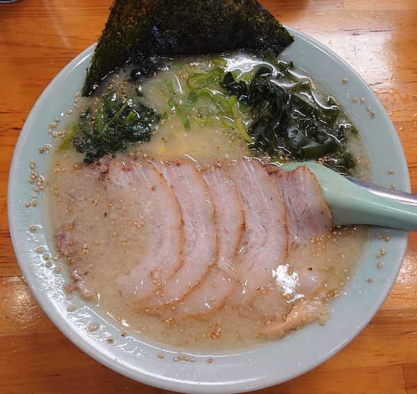 「塩チャーシューメン(半麺、950円)」@ラーメンショップ 足利50号店の写真