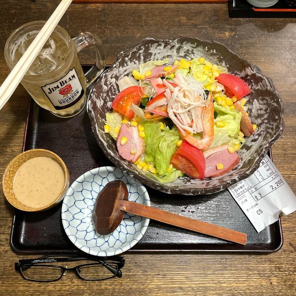 「サラダうどん」@麺処 おおぎの写真