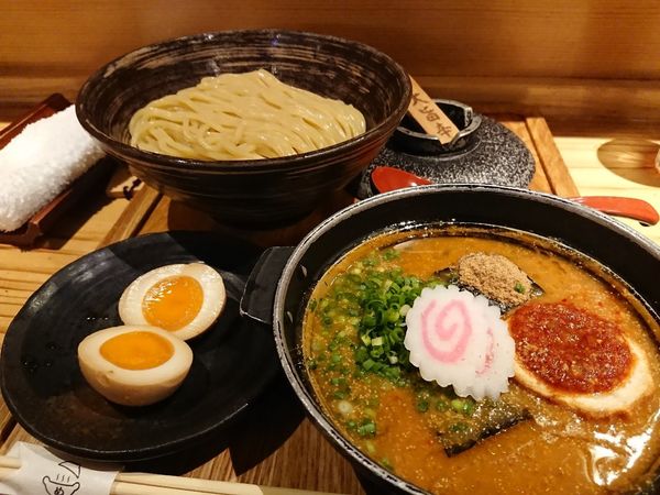 「元祖めんたい煮込みつけ麺」@元祖めんたい煮こみつけ麺の写真