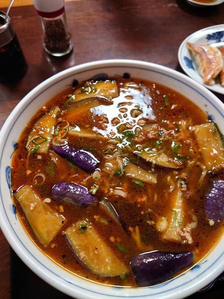 「麻婆茄子麺」@湯本ハイカラ中華 日清亭 本店の写真