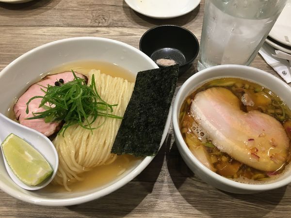 「醤油つけ麺」@だれやめやの写真