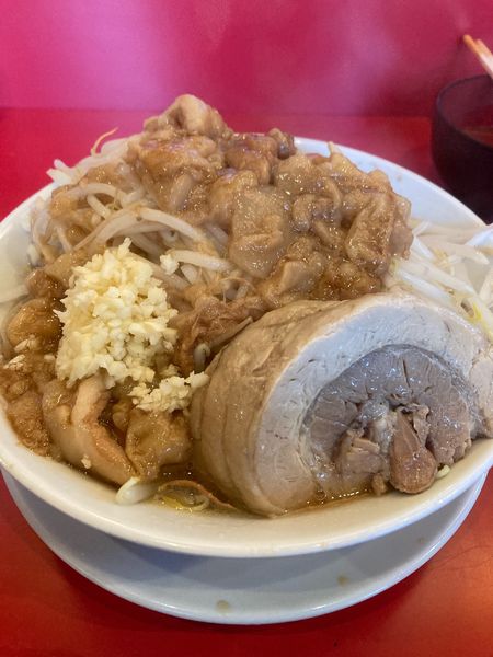 「極太麺」@ボディブローの写真