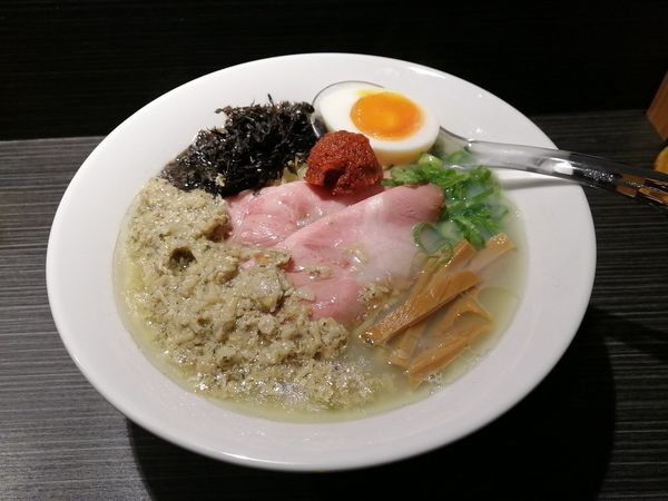 「特製牡蠣塩　1000円」@中華蕎麦 無冠の写真