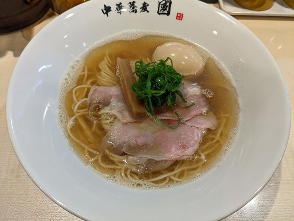 「味玉塩煮干蕎麦」@中華蕎麦 國の写真