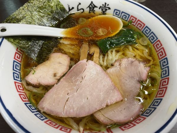 「手打ち中華」@とら食堂の写真
