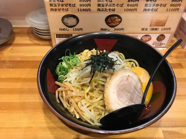 「まぜそば」@麺屋BooBooモンスターの写真