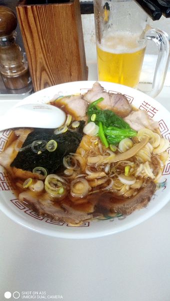 「青島チャーシュー＋ネギ増し」@青島食堂 南万代店の写真