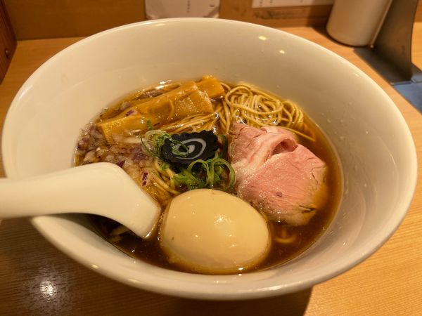 「味玉のどぐろそば  1150円」@らぁ麺 はやし田 新宿本店の写真