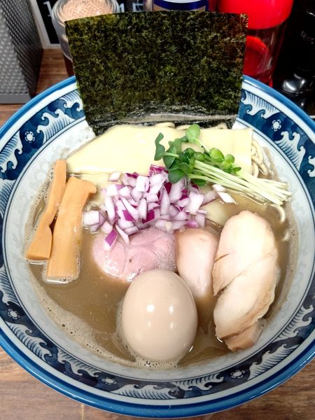 「特濃煮干しらーめん　1080円」@麺工房 しゅはり屋の写真
