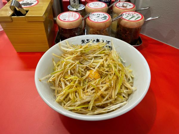 「釜玉中華そば（並）¥590、替え玉¥150」@釜玉中華そば ナポレオン軒 京急蒲田店の写真