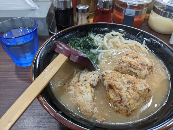 「からあげラーメン　950円」@ラーメンショップ とさっ子の写真