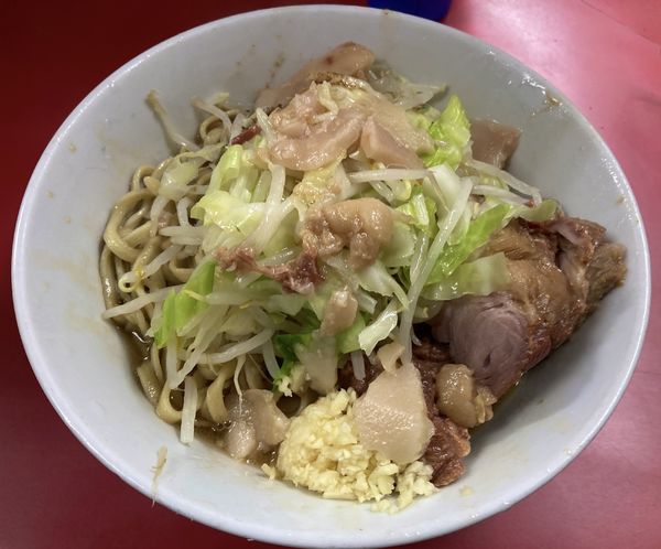 「小汁なし」@ラーメン二郎 環七一之江店の写真