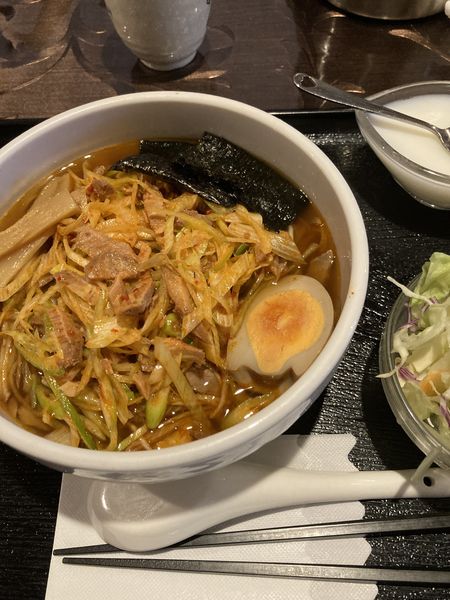 「ネギチャーシュー麺セット」@中国料理 水仙閣の写真