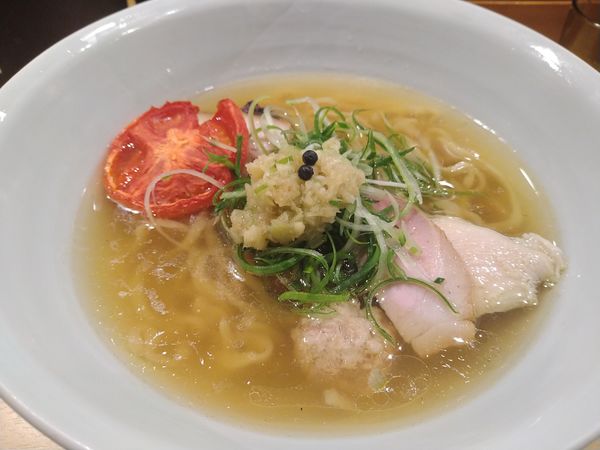 「塩そば」@饗 くろ㐂の写真