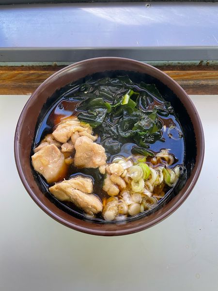 「中華風とりそば(400円)」@海員生協大桟橋立ち食いコーナーの写真