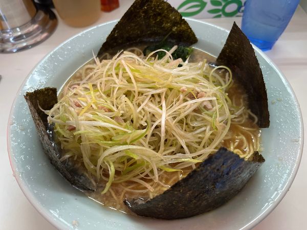 「ネギラーメン　麺硬め」@ラーメンショップ 宮沢湖店の写真
