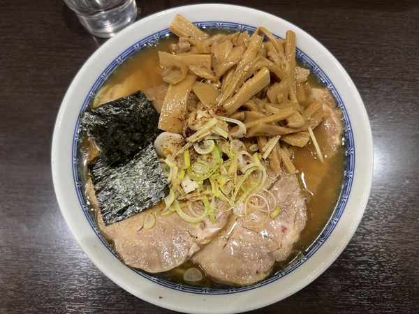 「塩ラーメン並チャーシュー、メンマ」@中華そば べんてんの写真