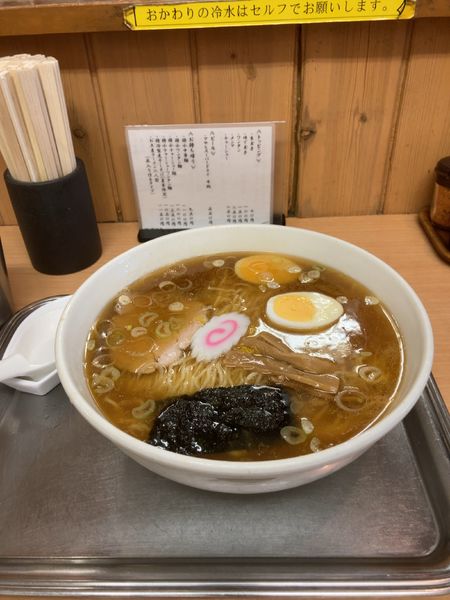 「中華麺+ゆで玉子　1050円」@大宮大勝軒の写真