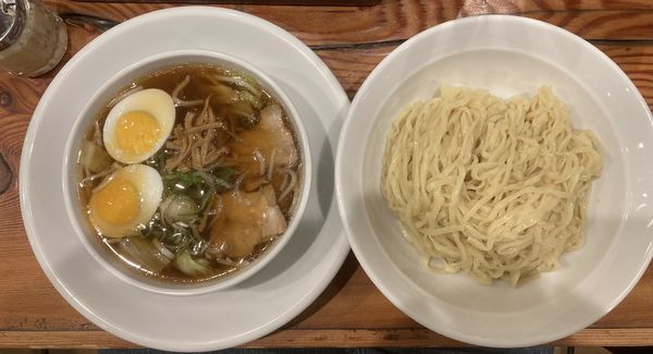 「つけ中華　麺大盛」@中華そば いいじまの写真