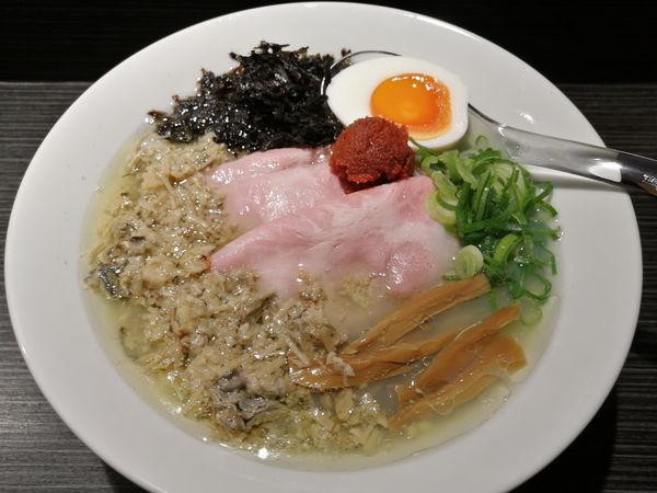 「特製牡蠣塩　　　1000円」@中華蕎麦 無冠の写真