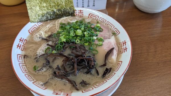 「らーめん」@博多長浜らーめんもりやの写真