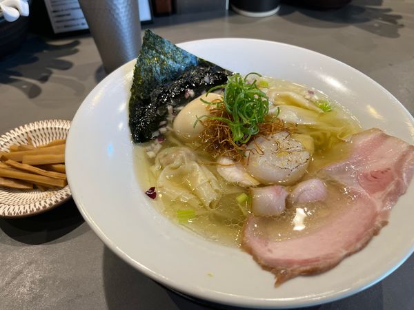 「特上塩らぁ麺(手揉み麺)＋糸島メンマ」@Ramen Break Beatsの写真