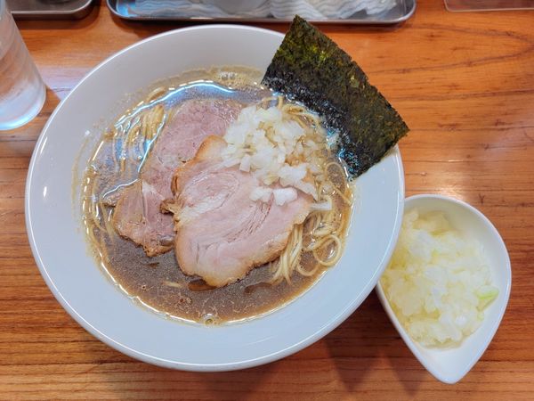 「【限定】煮干そば + 玉ねぎ増し」@アメノオトの写真