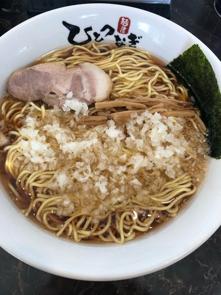 「ラーメン大盛玉ねぎ増し」@麺屋 ひとつなぎの写真