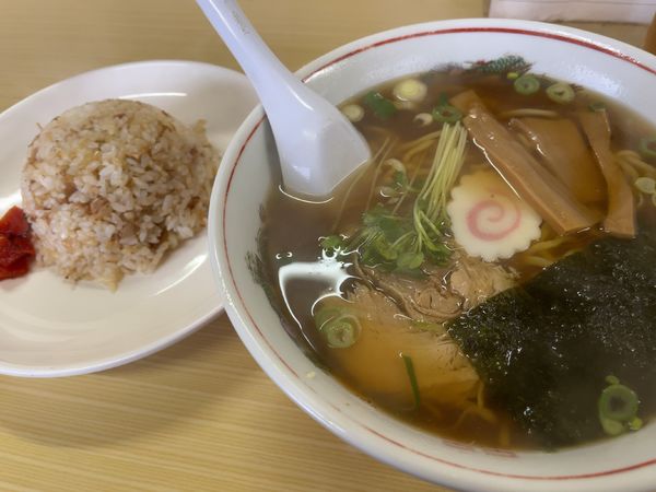 「半ちゃんラーメン580円」@かげやま食堂の写真