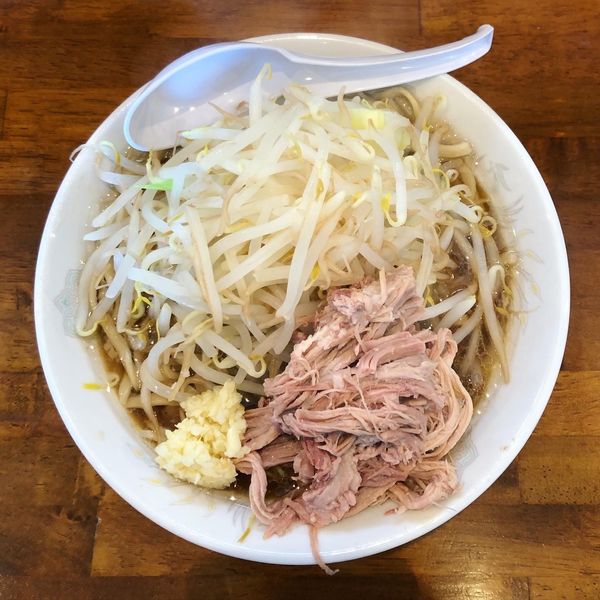 「ラーメン　並　麺かため」@麺とび 六方 エルサあづみ野店の写真