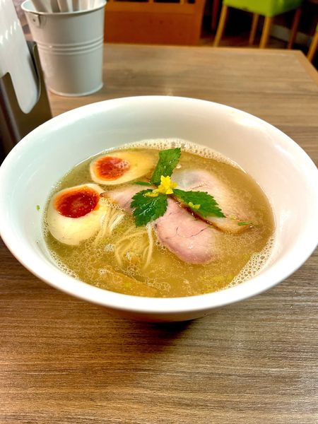 「【限定】三位一体＋味玉」@中華そば 和渦 TOKYOの写真