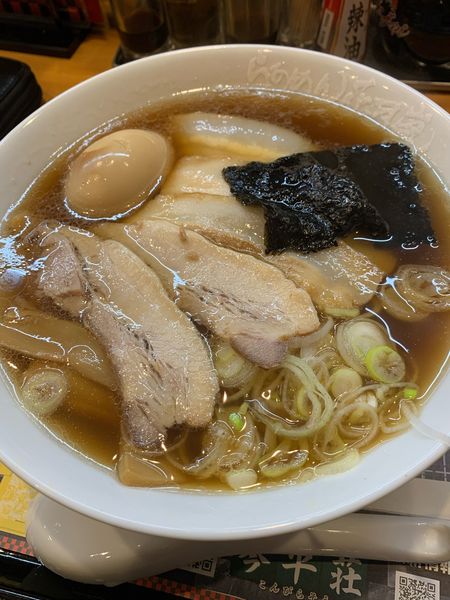 「中華そば琴平荘チャーシューメン(とろ〜り半熟味玉)」@らあめん花月嵐 いわき湯本店の写真