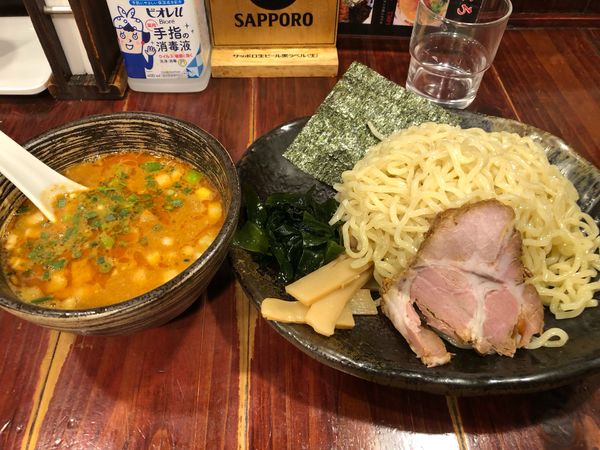 「辛味噌つけ麺」@北海道らーめん ひむろ 赤羽店の写真