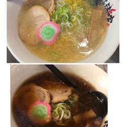 塩ラーメン 醤油ラーメン