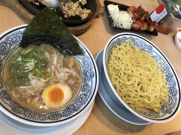 「肉そばつけ麺(大盛り)」@丸源ラーメン 戸田店の写真