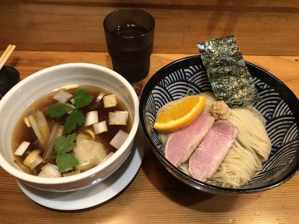 「鴨だし醤油つけ麺」@麺堂にしき 新宿歌舞伎町店の写真