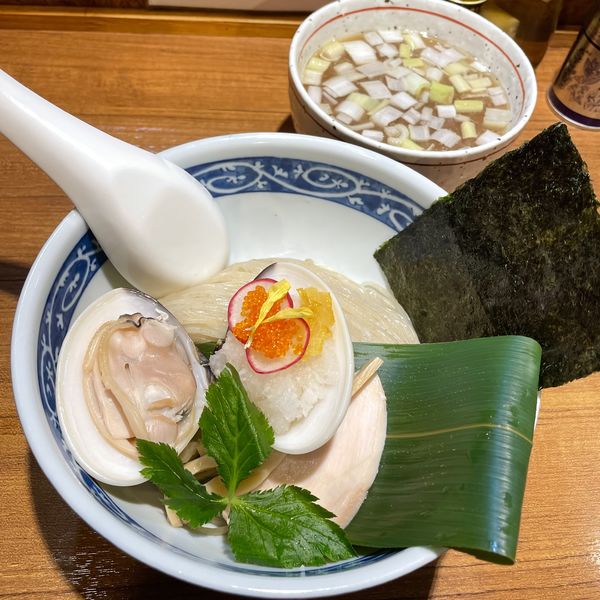 「【限定①】地蛤とあさりのつけそば ￥1000」@寿製麺よしかわ 川越店の写真