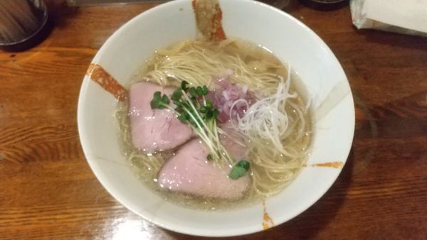 「あっさり貝出汁らーめん900円」@麺処 まろの写真
