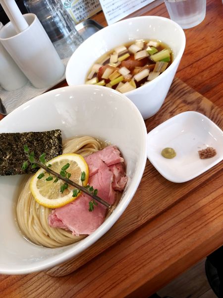 「味玉昆布水つけ麺」@アメノオトの写真