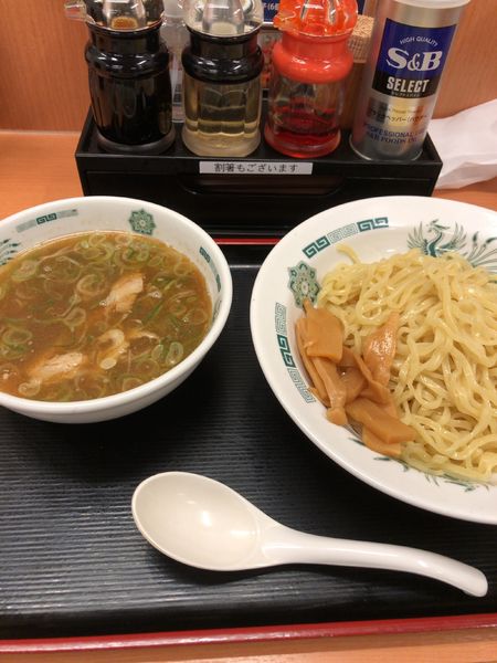 「つけ麺」@熱烈中華食堂 日高屋 イーサイト上尾店の写真
