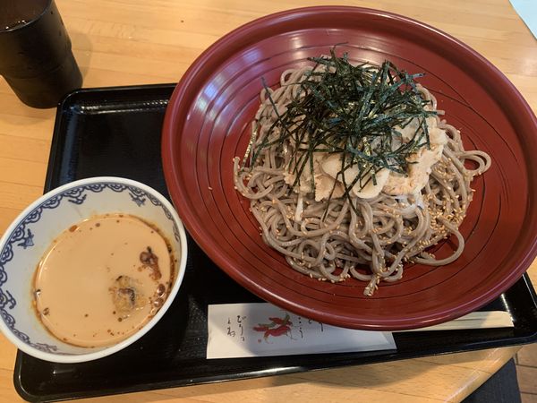 「金胡麻肉つけ蕎麦(900円)」@金蠍 蕎麦組の写真