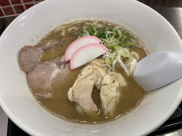「濃厚塩煮干し太麺」@麺屋恵生の写真