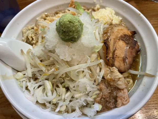 「温ワサビおろし」@自家製麺88の写真