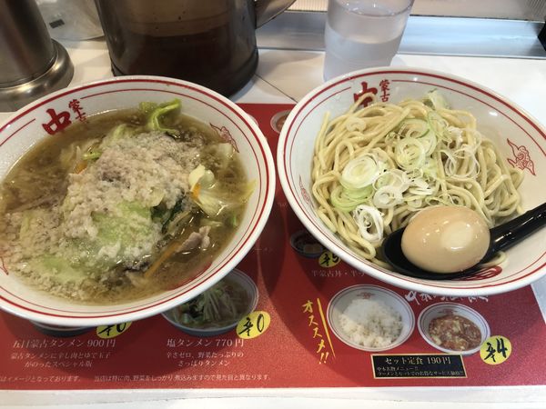 「冷し醤油タンメン」@蒙古タンメン 中本 大宮店の写真