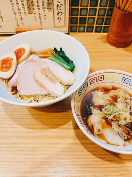 「特製つけ麺」@ほっこり中華そば もつけの写真