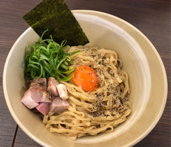 「【限定】鶏油の釜玉和え玉」@麺や 麟子鳳雛の写真