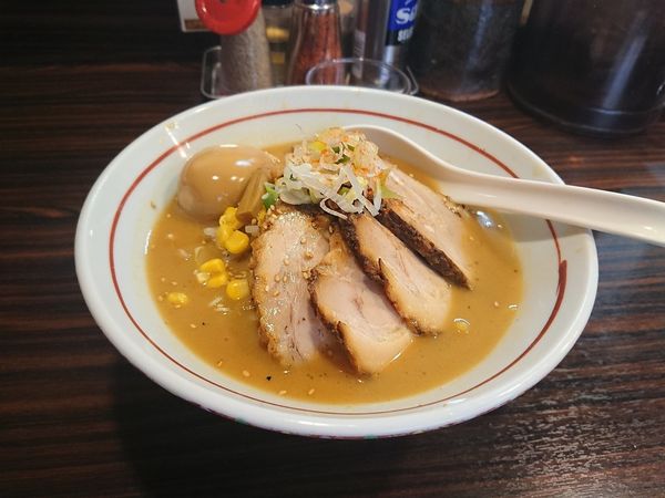 「あけどや味噌らーめん」@らー麺 あけどやの写真